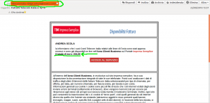 Esempi di falsa mail fattura ImpresaSemplice